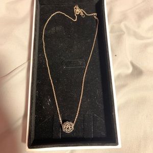 Pandora necklace with charm and original box